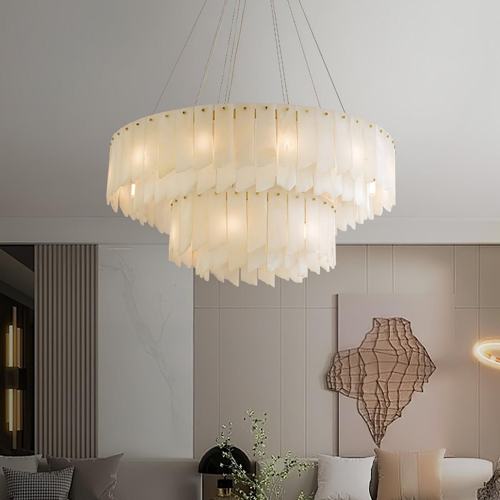 alabaster-cascade-tiered-chandelier-anzaz-Brass & White-2