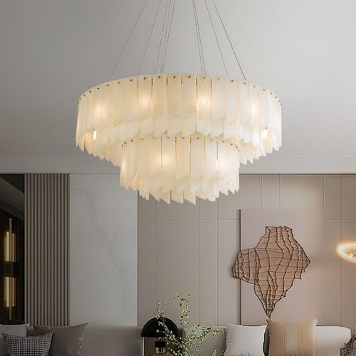 alabaster-cascade-tiered-chandelier-anzaz-Brass & White-2