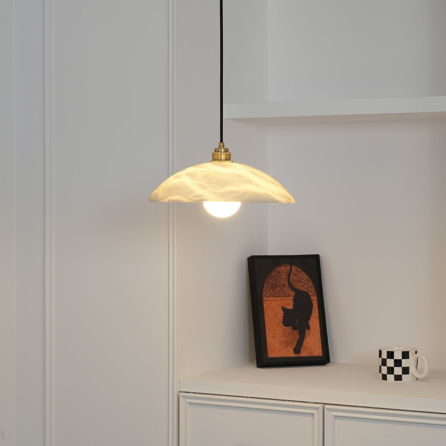 alabaster-dome-swag-pendant-lamp-anzaz-Brass & White-4