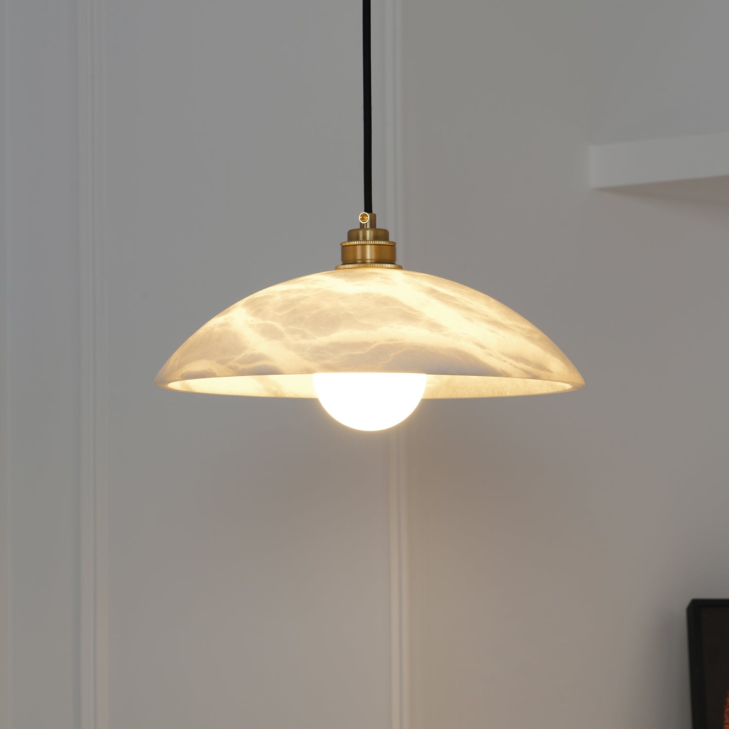 alabaster-dome-swag-pendant-lamp-anzaz-Brass & White-3