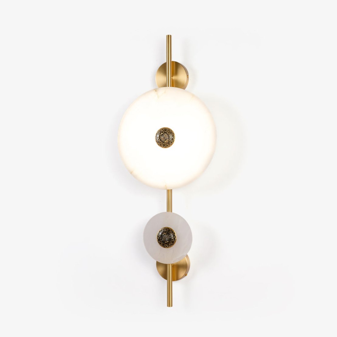 alabaster-eclipse-wall-light-anzaz-Brass & White-1