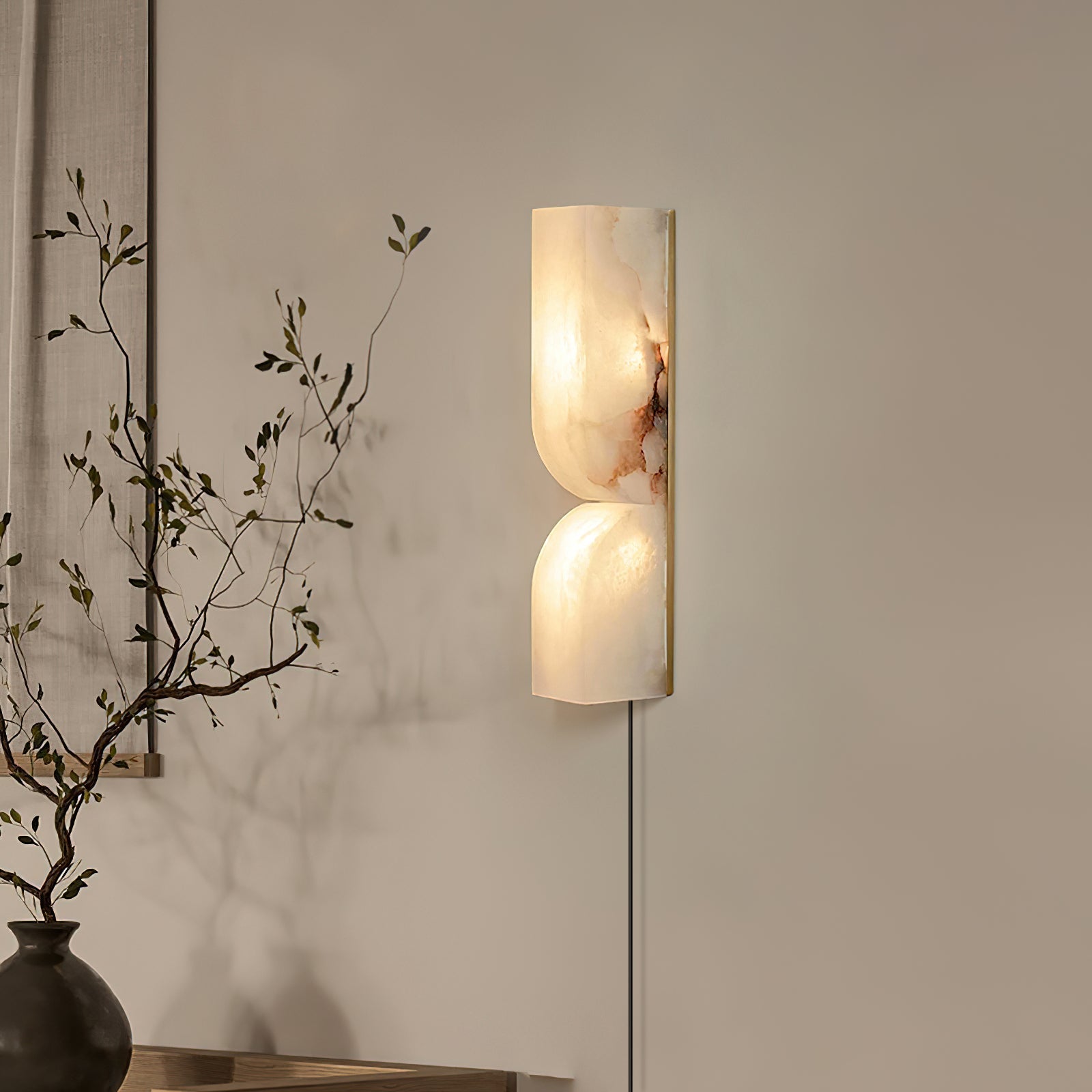 alabaster-essence-plug-in-wall-sconce-anzaz-Gold & White (Warm Light)-4