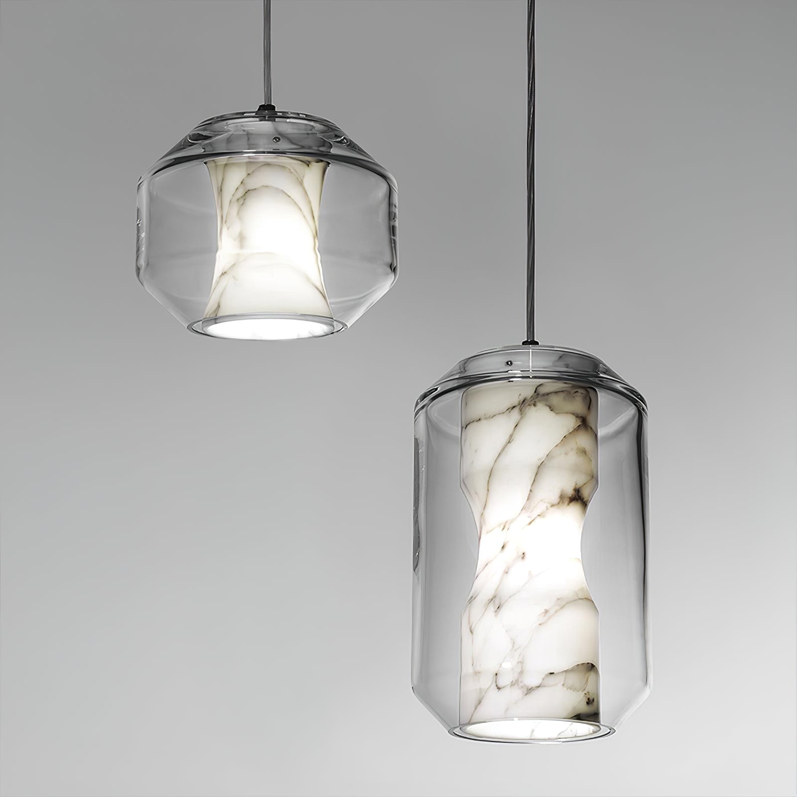 alabaster-glass-cylinder-pendant-light-anzaz-Clear & White-13