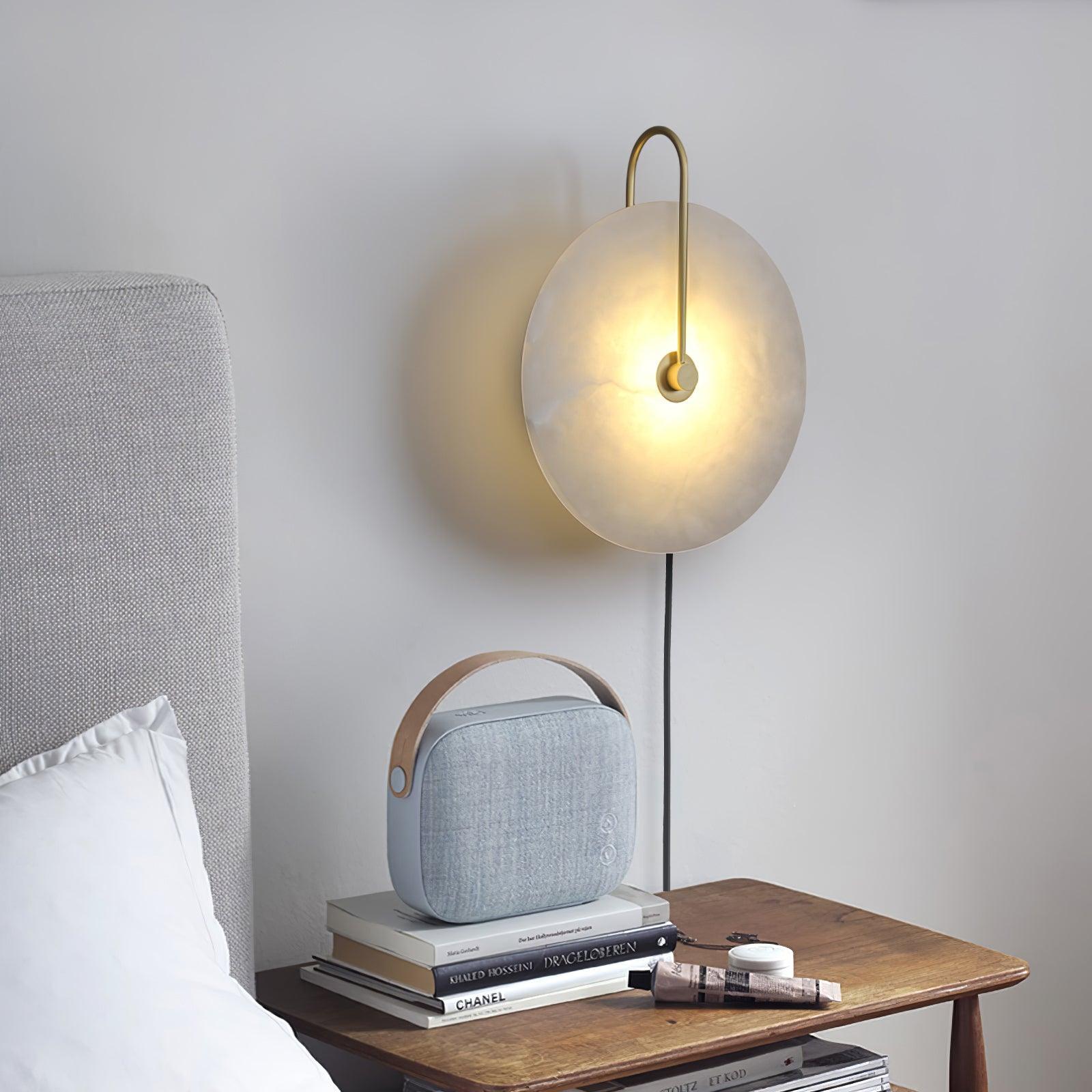 alabaster-led-plug-in-wall-lamp-anzaz-Gold & White cable-8