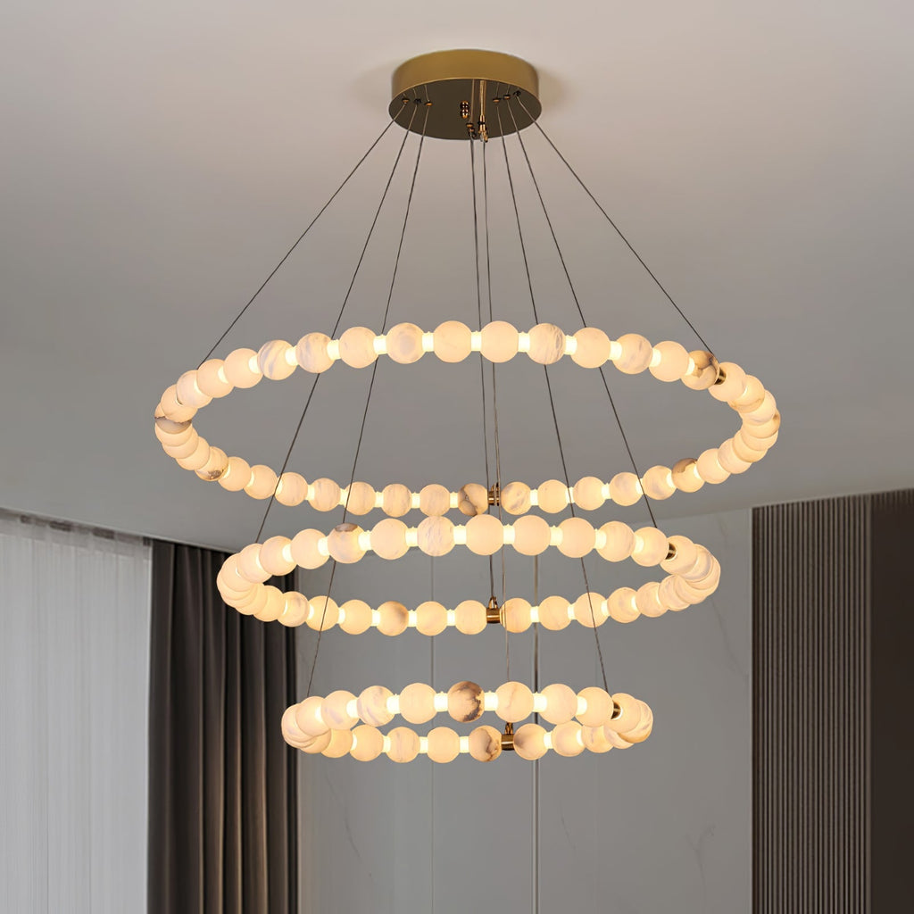 alabaster-orb-ring-chandelier-anzaz-Gold & White-3