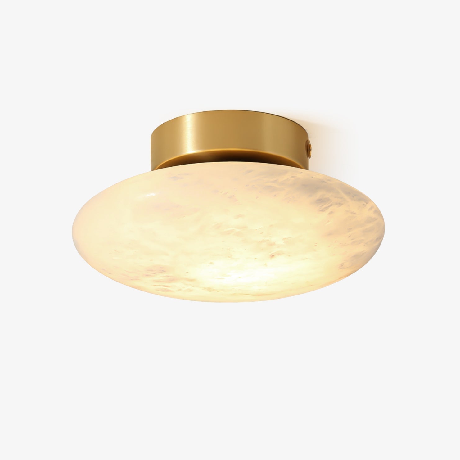 alabaster-oval-ceiling-lamp-anzaz-Brass & White-1