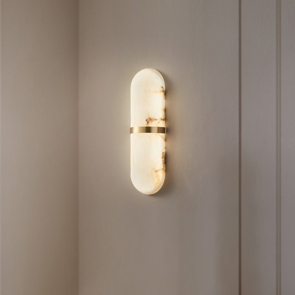 alabaster-pill-wall-light-anzaz-Brass & Triac Dimmable Warm Light-7