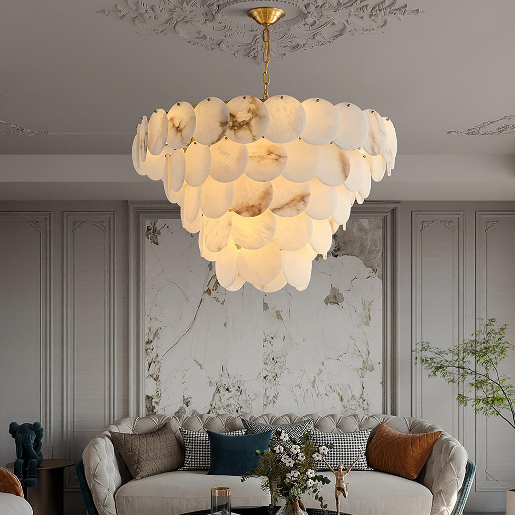 alabaster-shell-brass-chandelier-anzaz-Brass & White-3