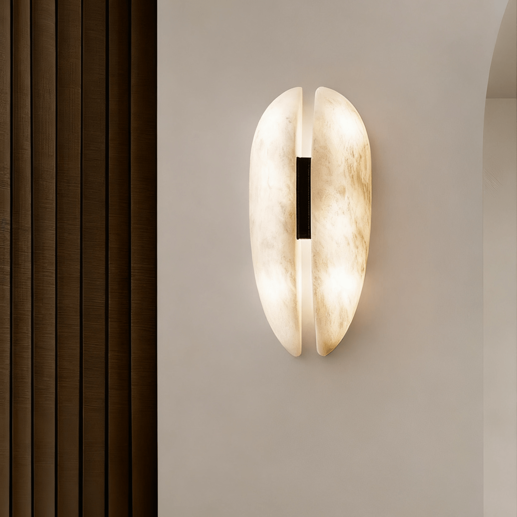 alabaster-veil-wall-sconce-anzaz-Black & White-2