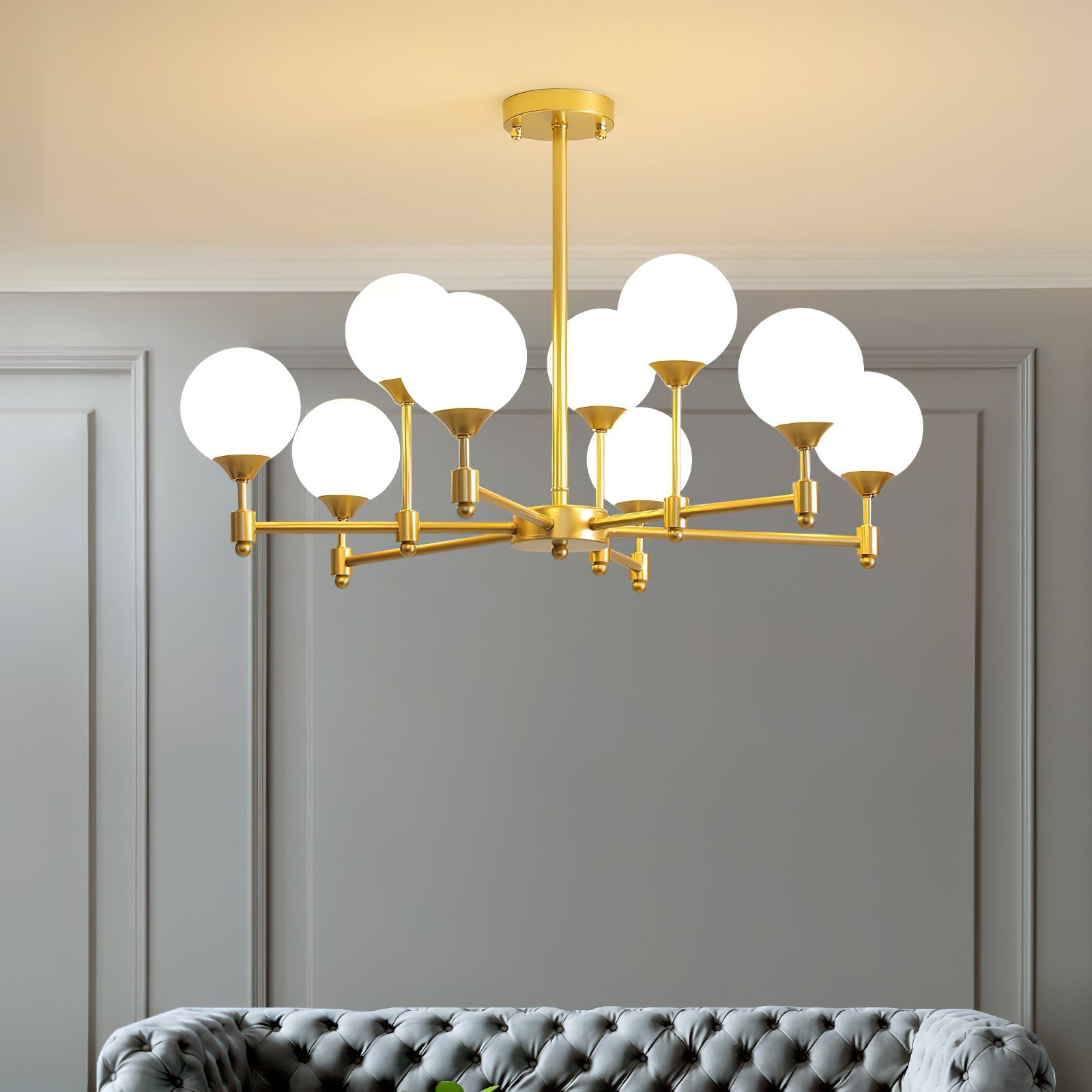 alessio-globe-chandelier-anzaz-Brass & White-3