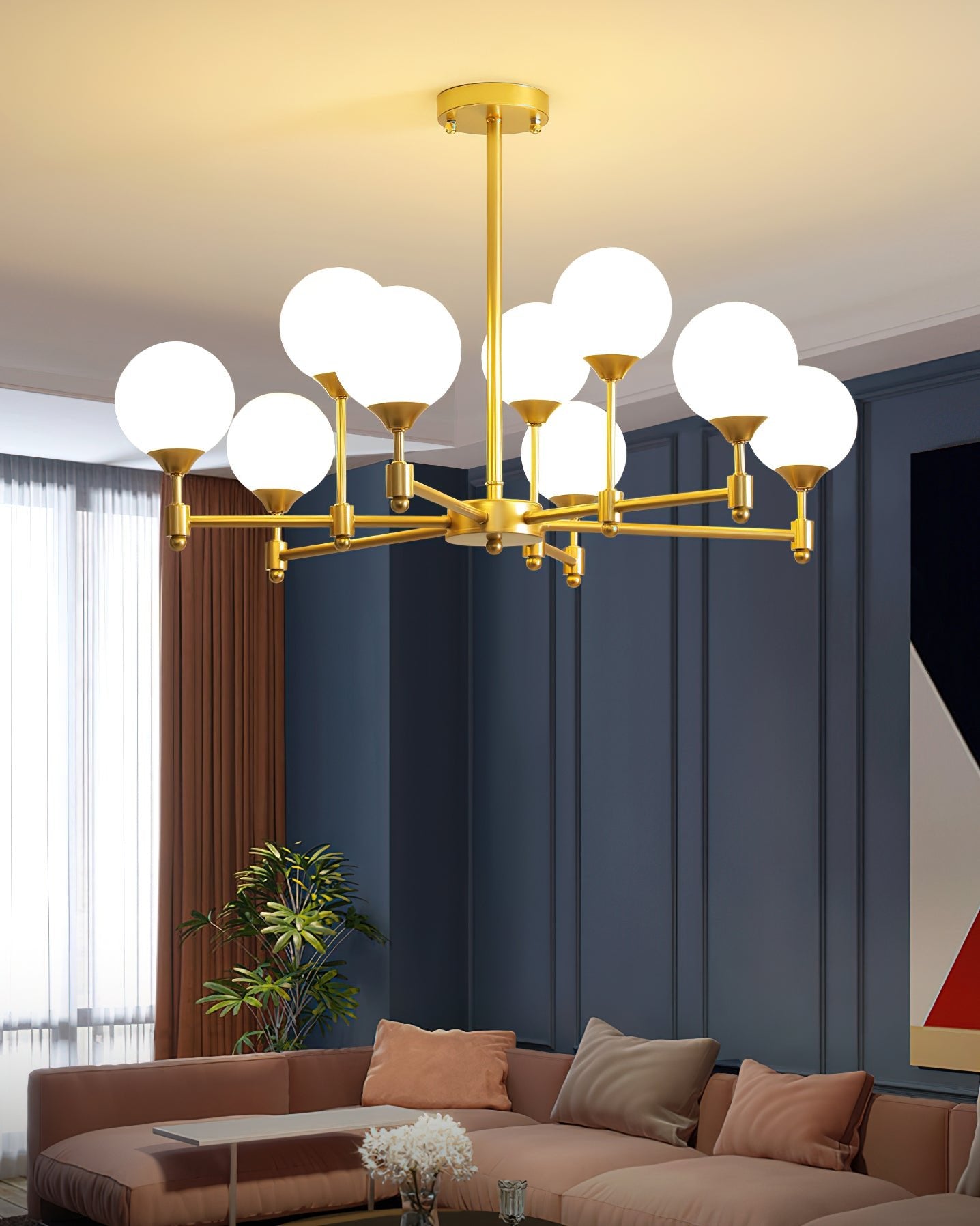 alessio-globe-chandelier-anzaz-Brass & White-4