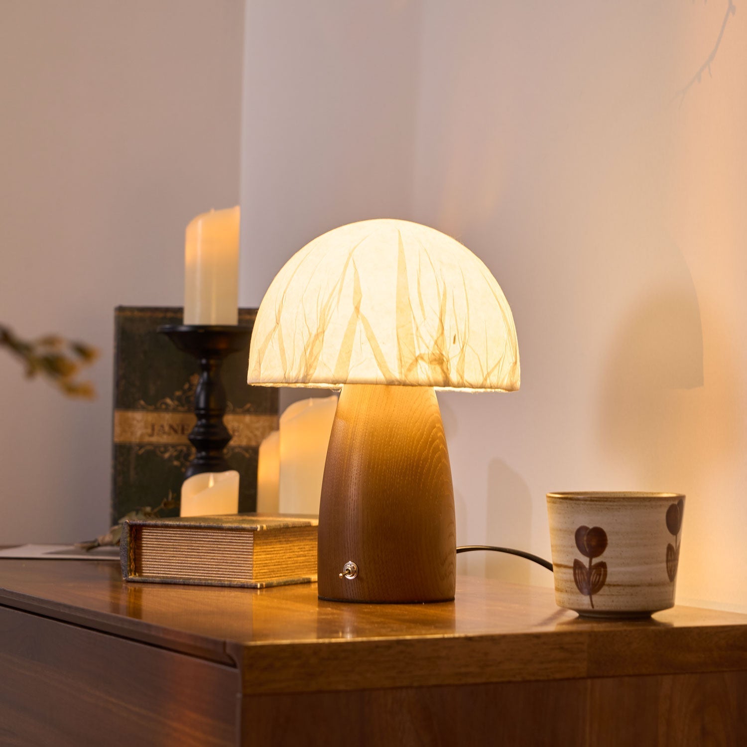myco-mushroom-table-lamp-anzaz-Walnut Wood & White-2