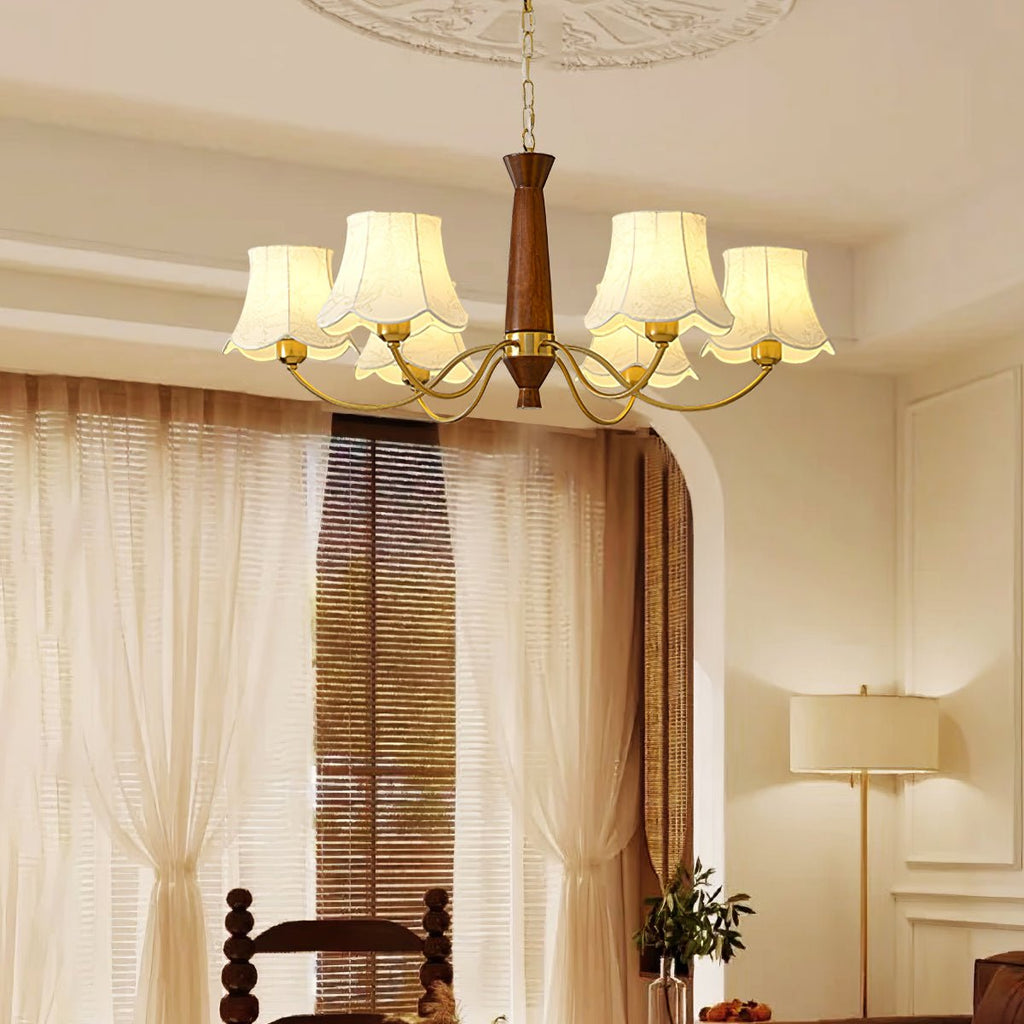 alyssa-fabric-chandelier-anzaz-Walnut Wood & Brass-2