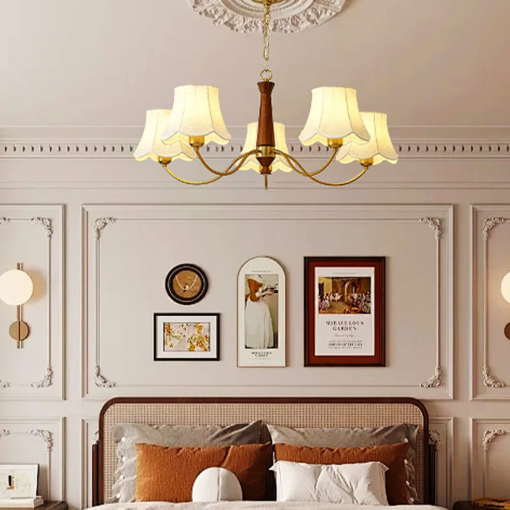alyssa-fabric-chandelier-anzaz-Walnut Wood & Brass-3