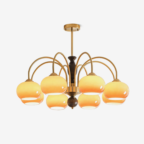 amberly-arch-chandelier-anzaz-Walnut Color & Gold & Caramel-1