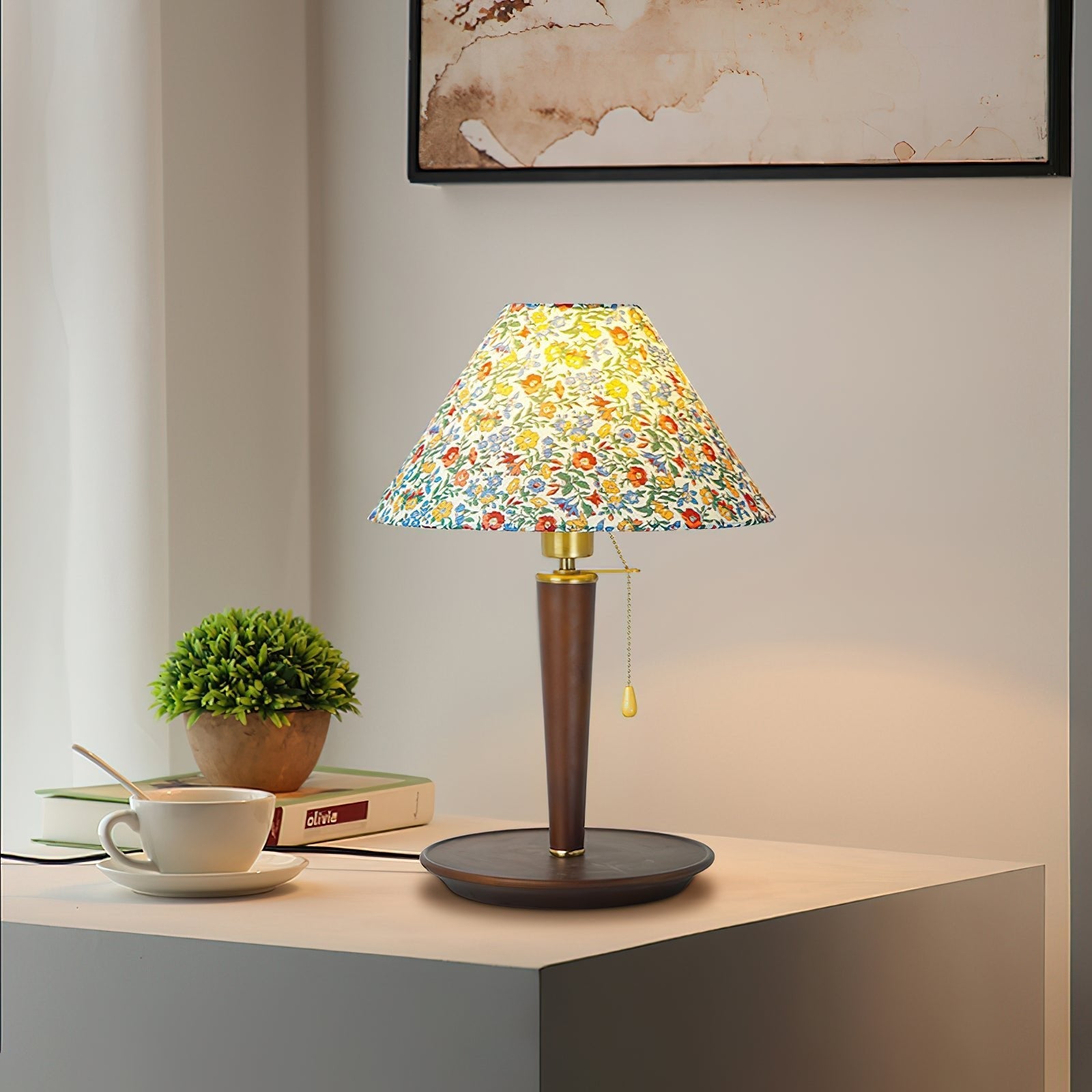 floral-table-lamp-anzaz-Floral Color+Brown-3