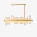 amelie-chandelier-anzaz-Brushed brass+White-1
