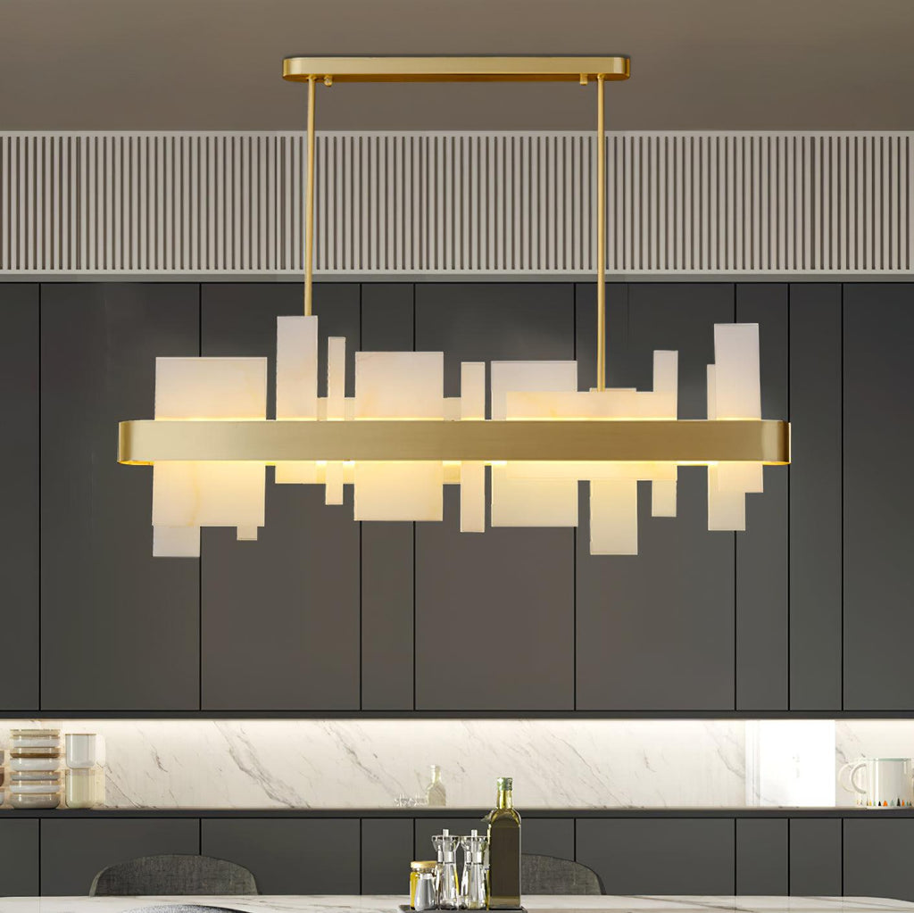 amelie-chandelier-anzaz-Brushed brass+White-2