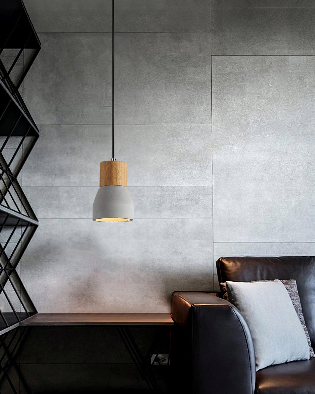 andenon-cement-pendant-light-anzaz-Wine red-3