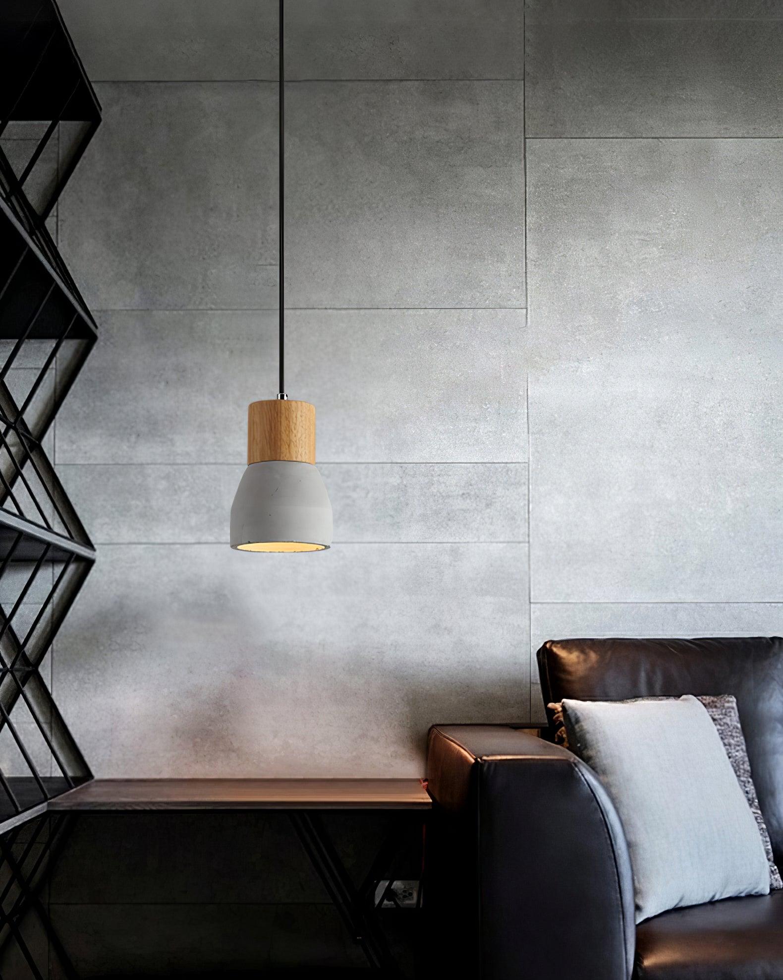 andenon-cement-pendant-light-anzaz-Wine red-3