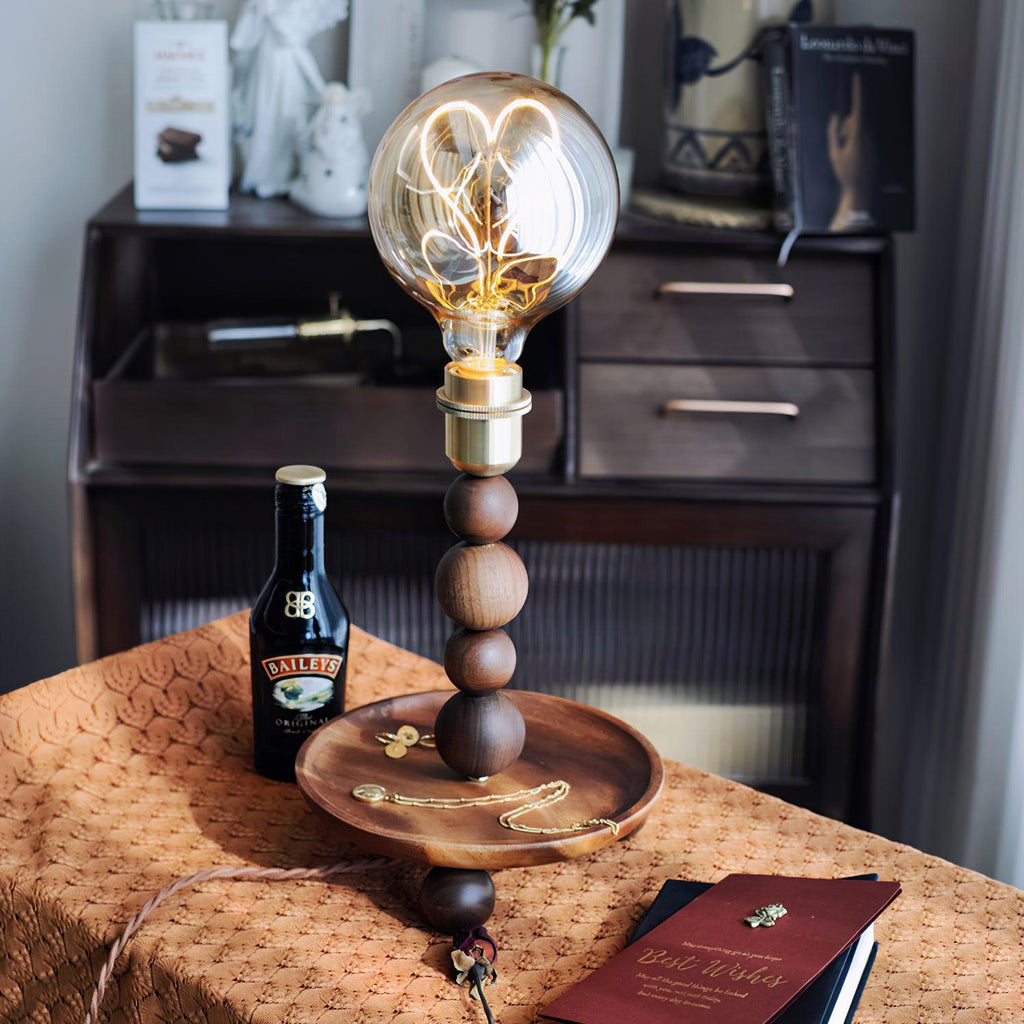 anli-love-table-lamp-anzaz-Walnut Color & Gold-3