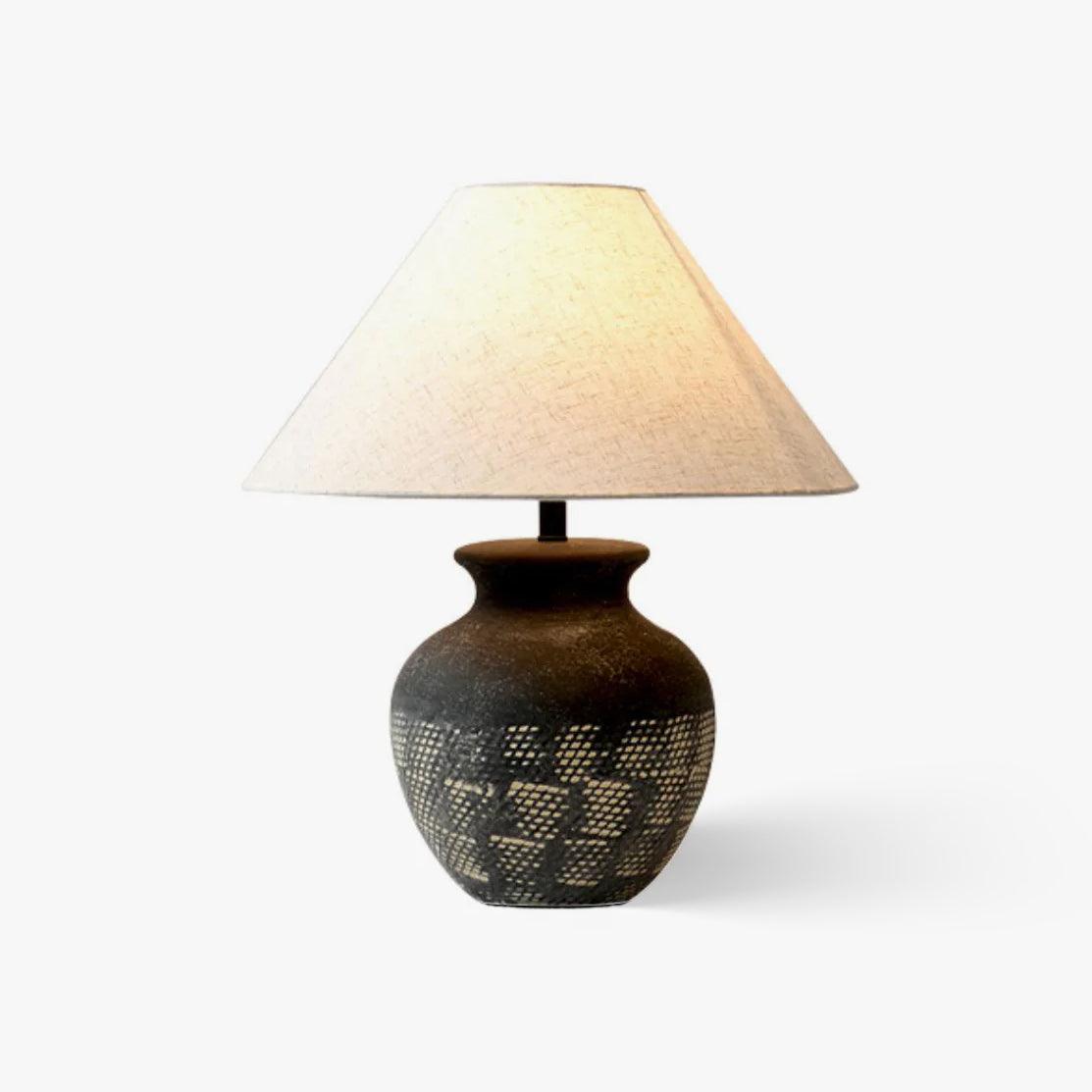 ansel-ceramic-table-lamp-anzaz-Black & Beige-1