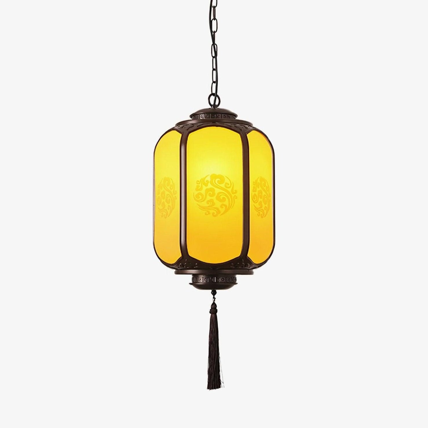 antique-lantern-outdoor-pendant-light-anzaz-Sepia & Yellow-1