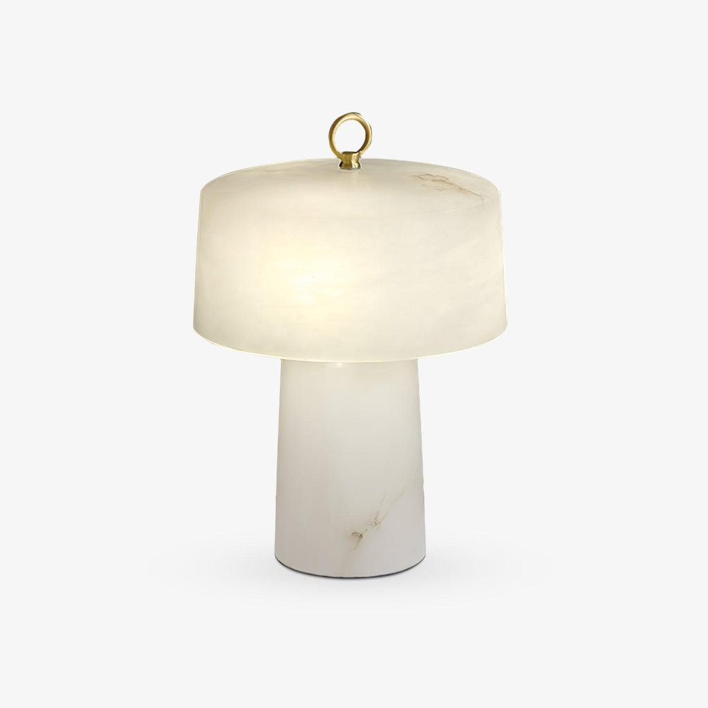 aogashima-table-lamp-anzaz-White & Brass-1