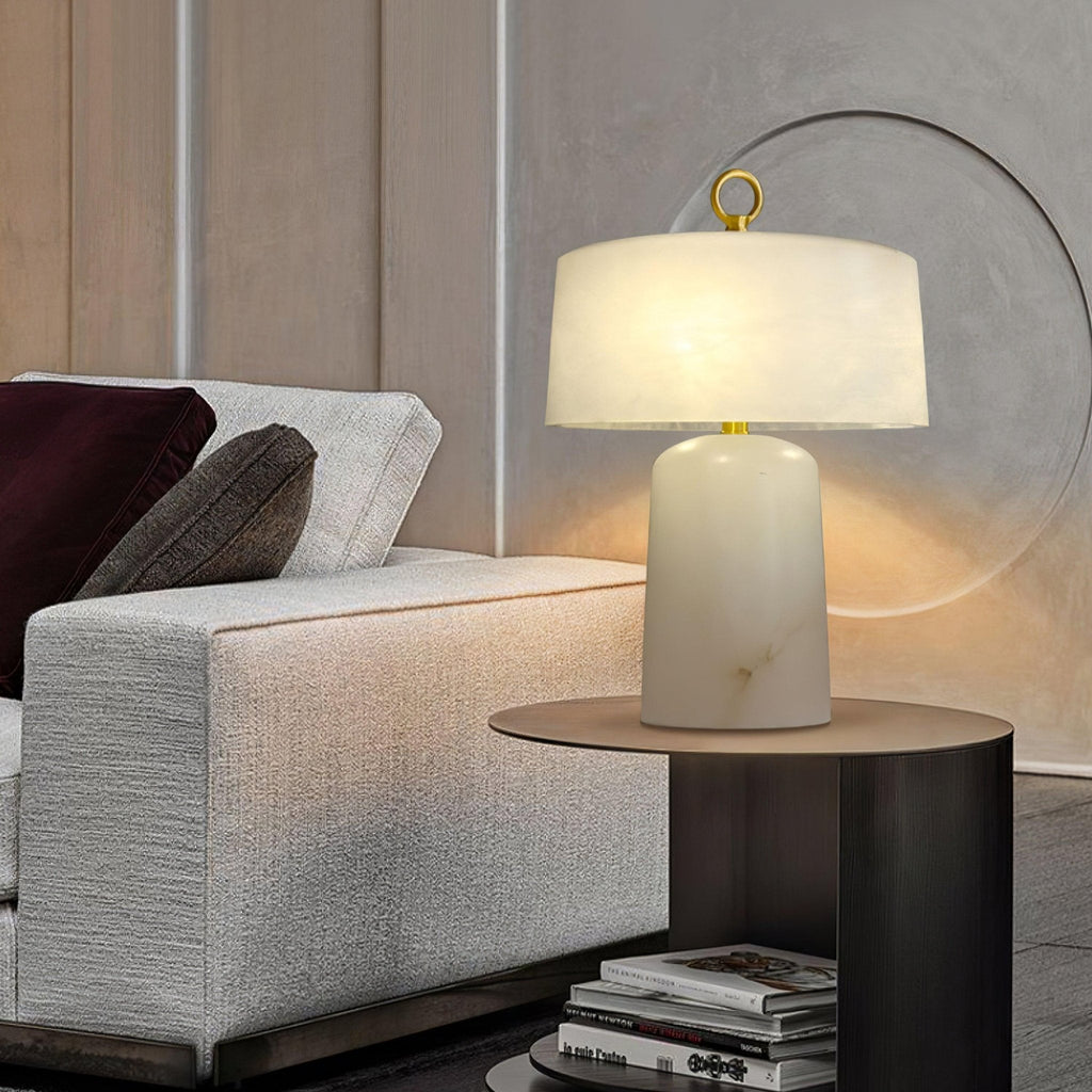 aogashima-table-lamp-anzaz-White & Brass-3