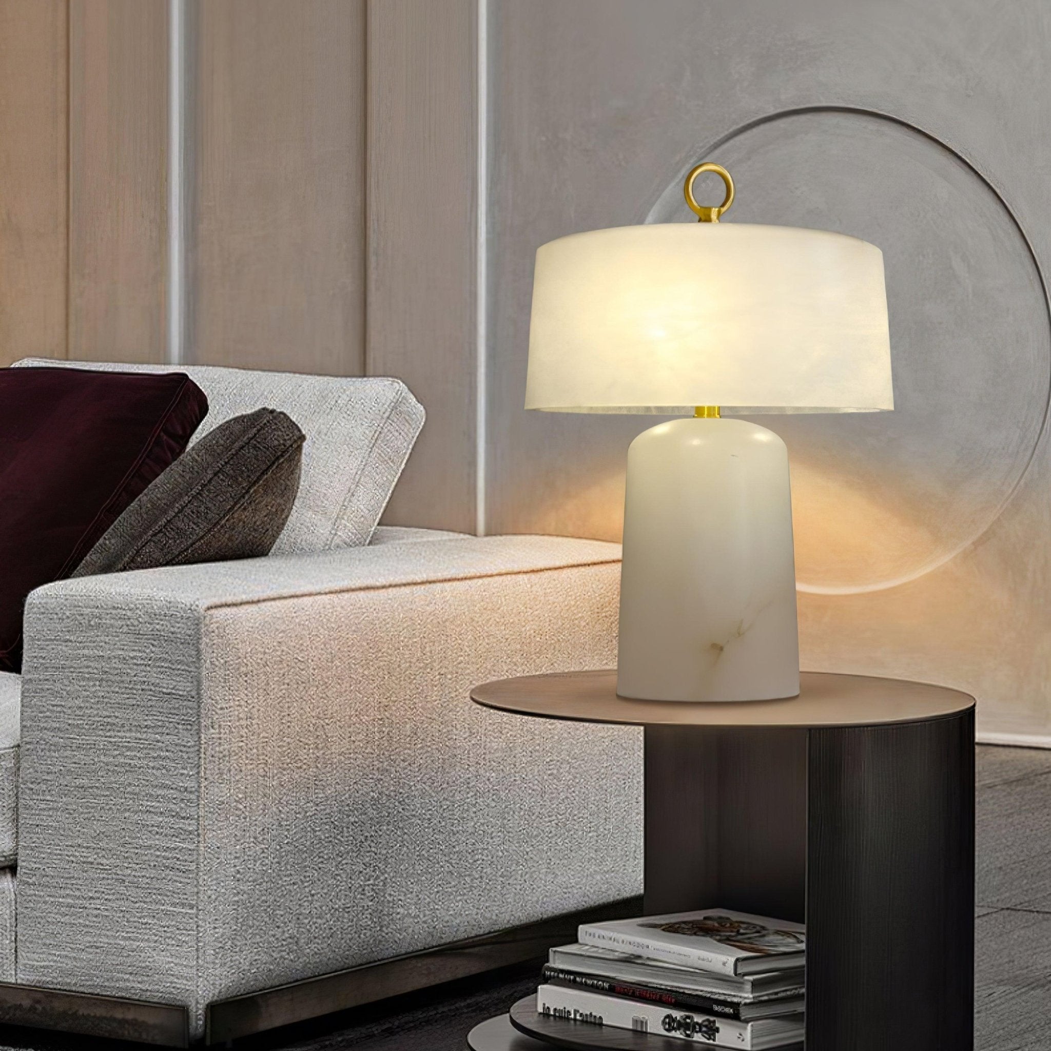 aogashima-table-lamp-anzaz-White & Brass-3