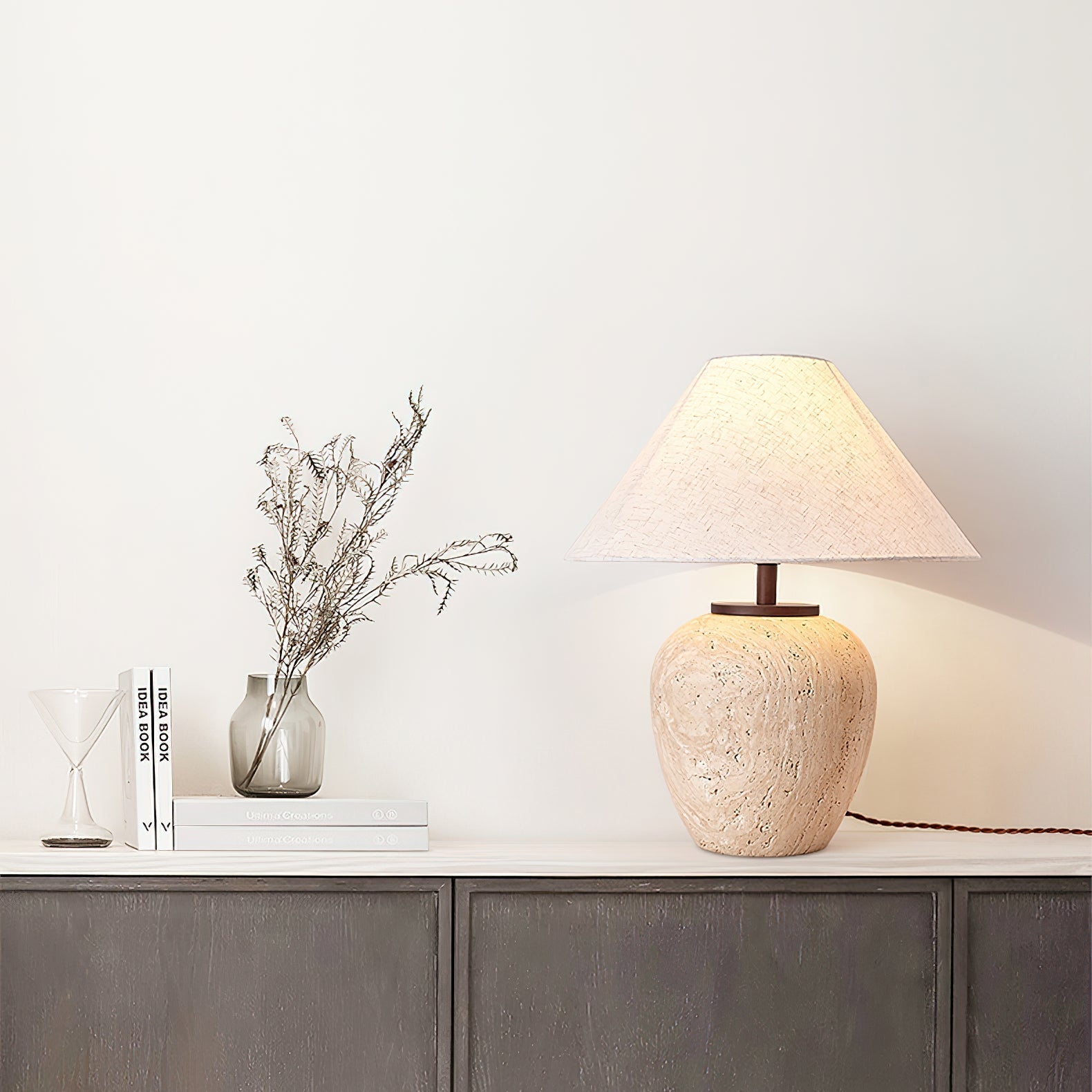aoji-table-lamp-anzaz-Beige & White-2