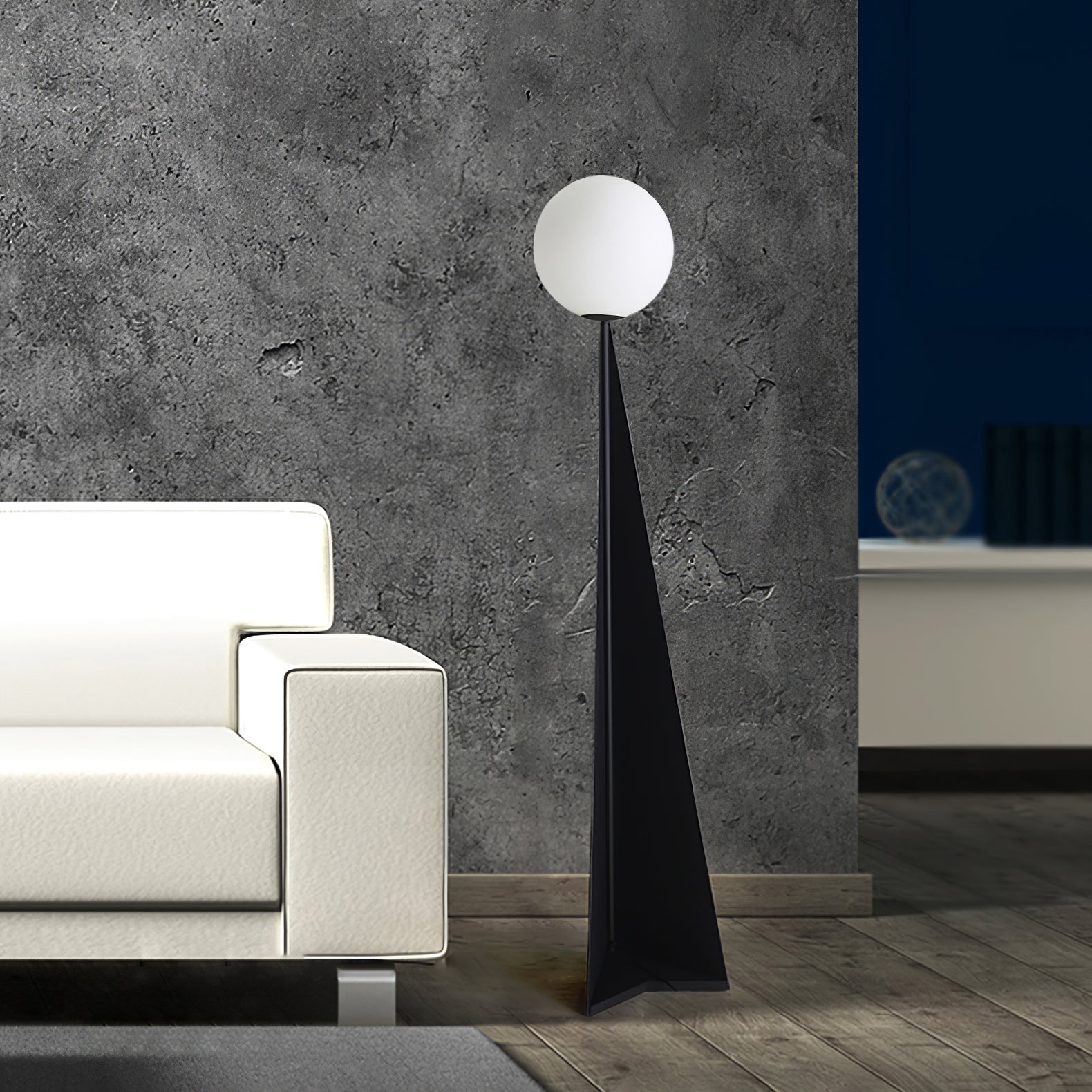 apex-sphere-floor-lamp-anzaz-Black & White-2