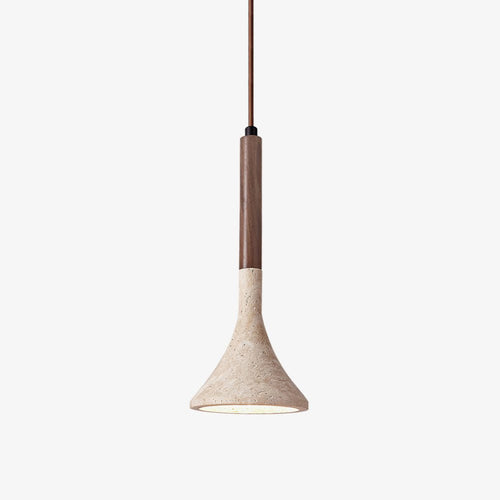 aplomb-travertine-pendant-lamp-anzaz-Wood color & Yellow Travertine-1