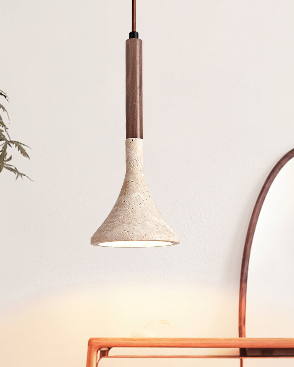 aplomb-travertine-pendant-lamp-anzaz-Walnut color & Yellow Travertine-2