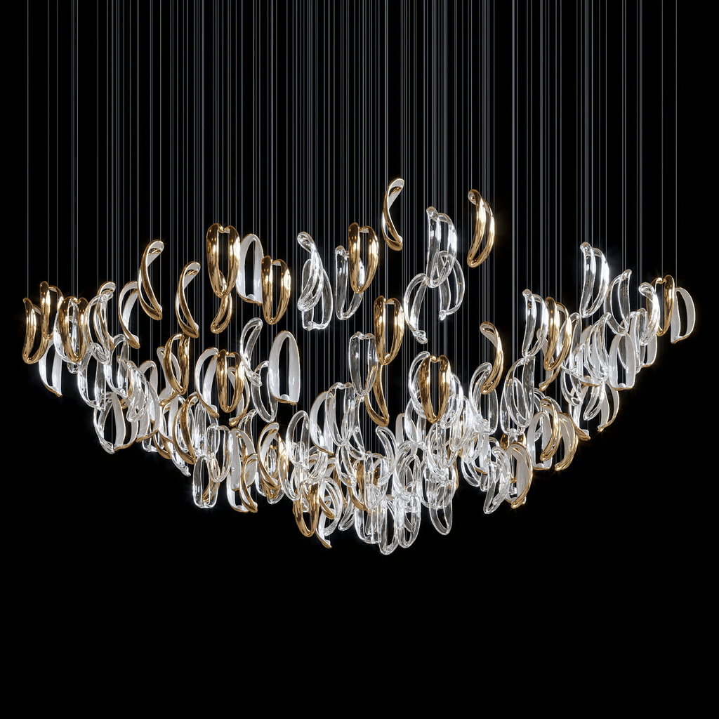 aqua-ripple-glass-art-customize-chandelier-anzaz-Clear & Amber & Blue-8