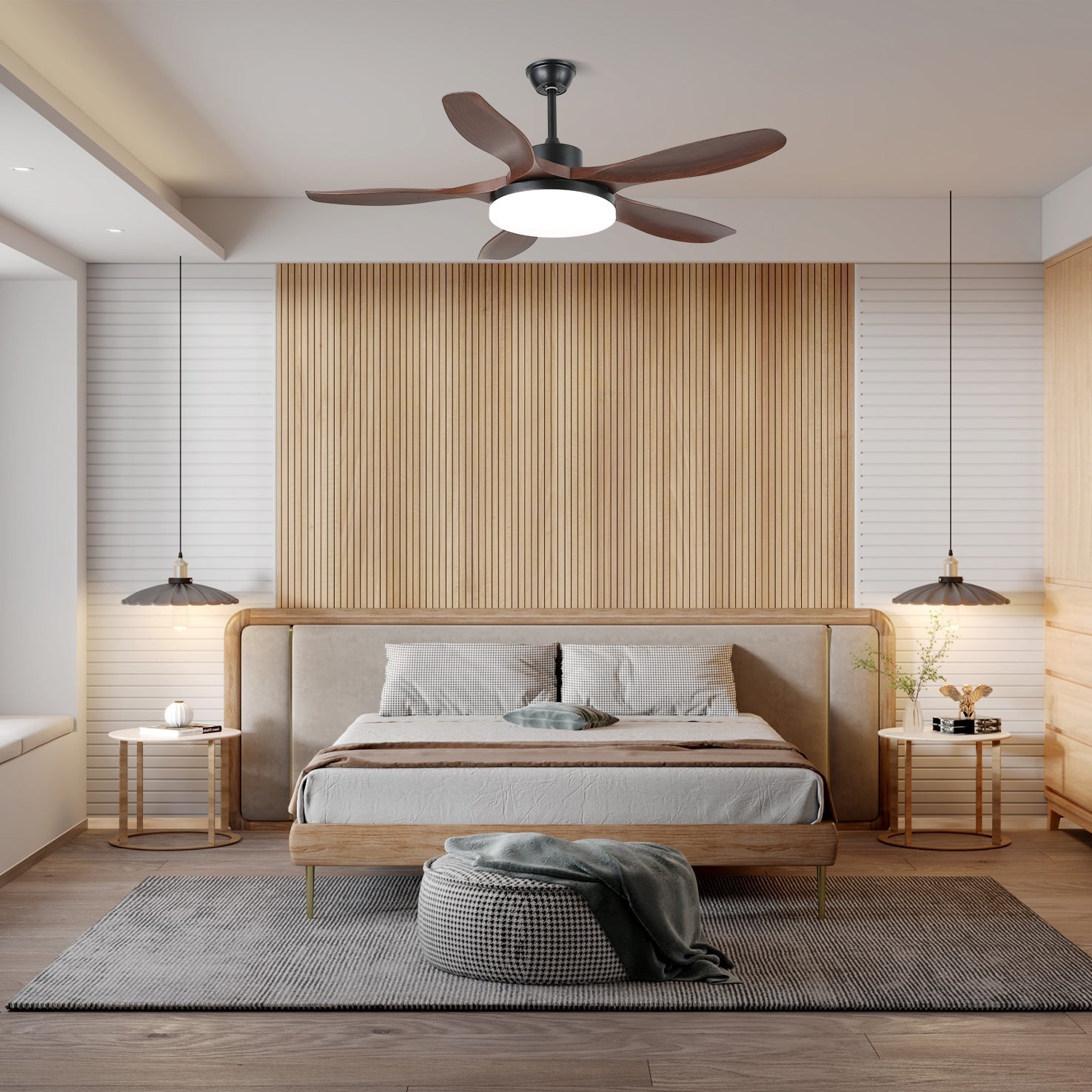 keltis-ceiling-fan-light-anzaz-Model F Nature Wood Grain (ABS blades)-6
