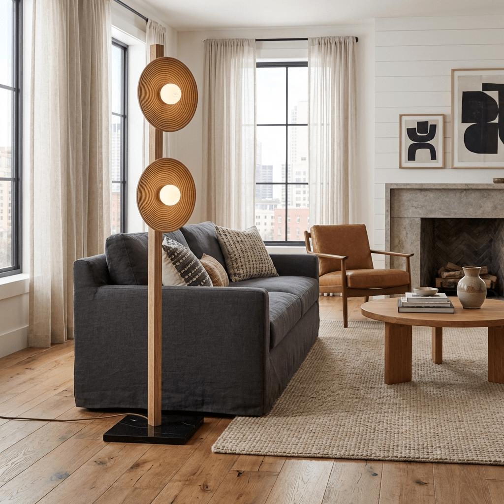 arbor-twin-disc-floor-lamp-anzaz-Walnut Color-5