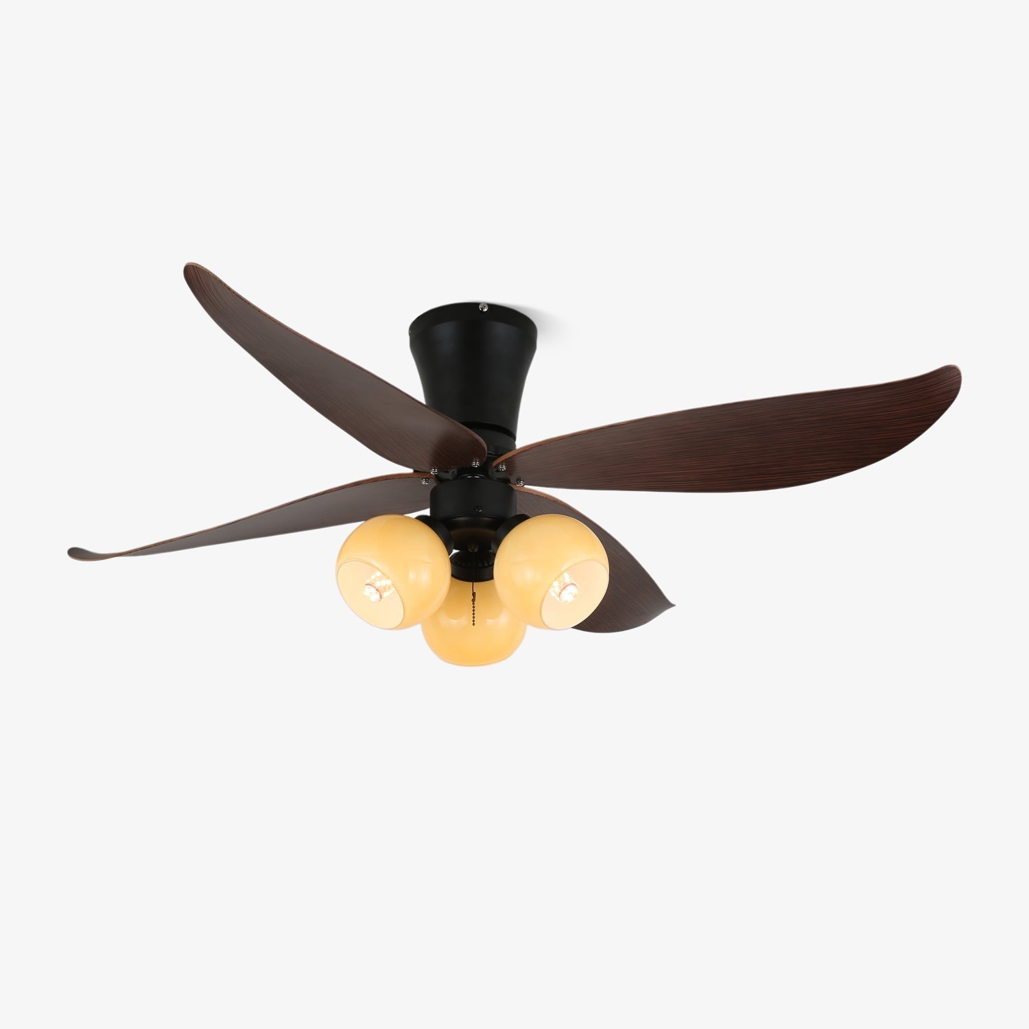arbora-bloom-ceiling-fan-light-anzaz-Walnut Wood & White-1