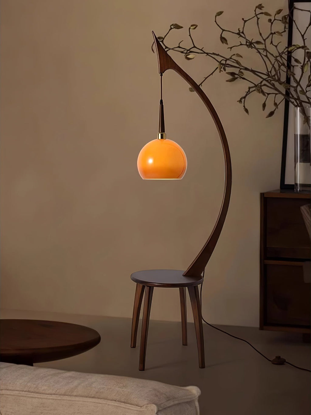 arc-curve-floor-lamp-anzaz-Walnut Color & Caramel-4