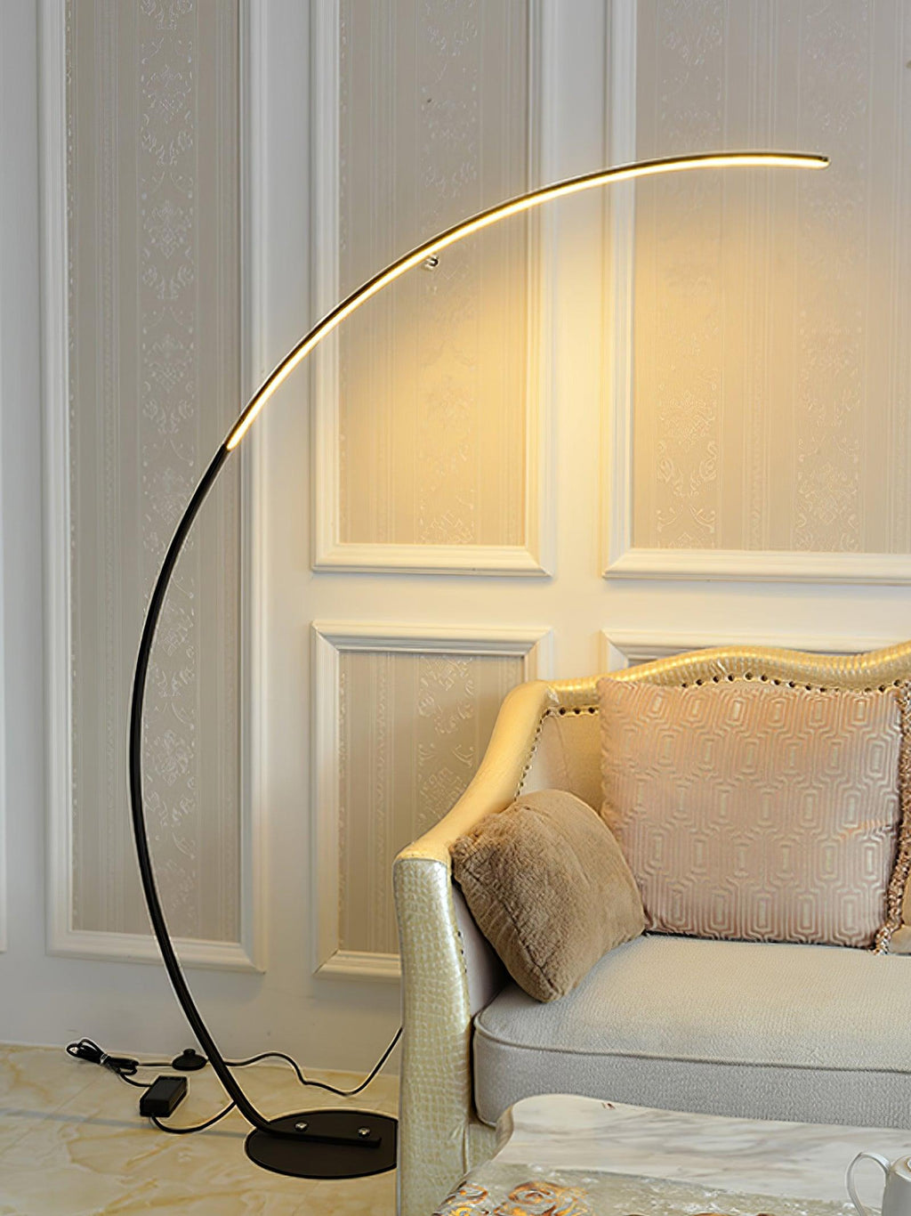 arc-floor-lamp-anzaz-Black & Warm Light-4