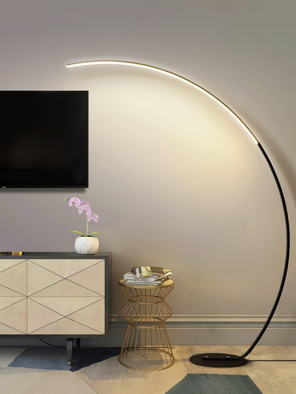 arc-floor-lamp-anzaz-White & Warm Light-5