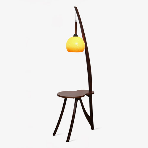 arc-wood-hanging-floor-lamp-anzaz-Caramel color & Walnut Color-1