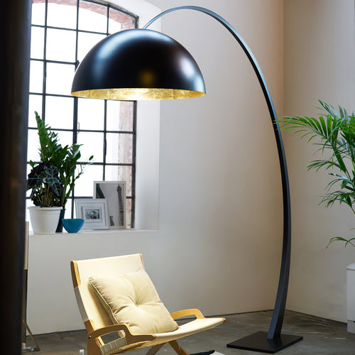 arca-floor-lamp-anzaz-Gold & Black-2