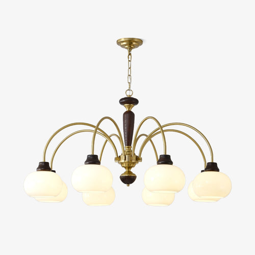 arched-globe-chandelier-anzaz-Walnut Color & Gold-1