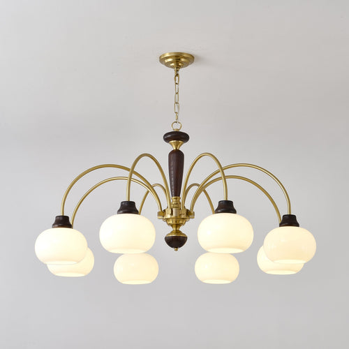 arched-globe-chandelier-anzaz-Walnut Color & Gold-2