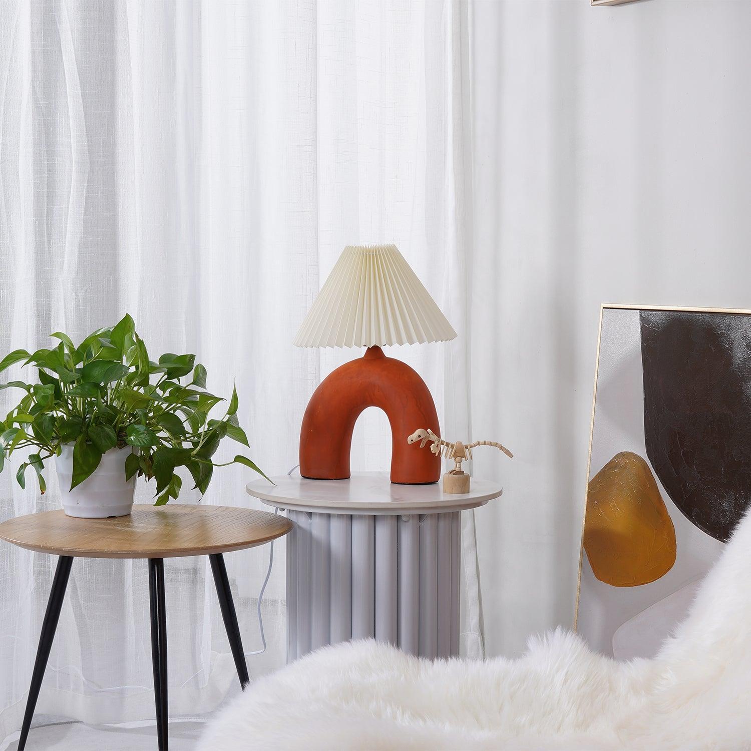 arched-pleated-table-lamp-anzaz-White-6