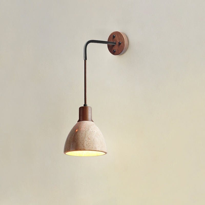 arched-travertine-wall-light-anzaz-Walnut color & Yellow Travertine-9