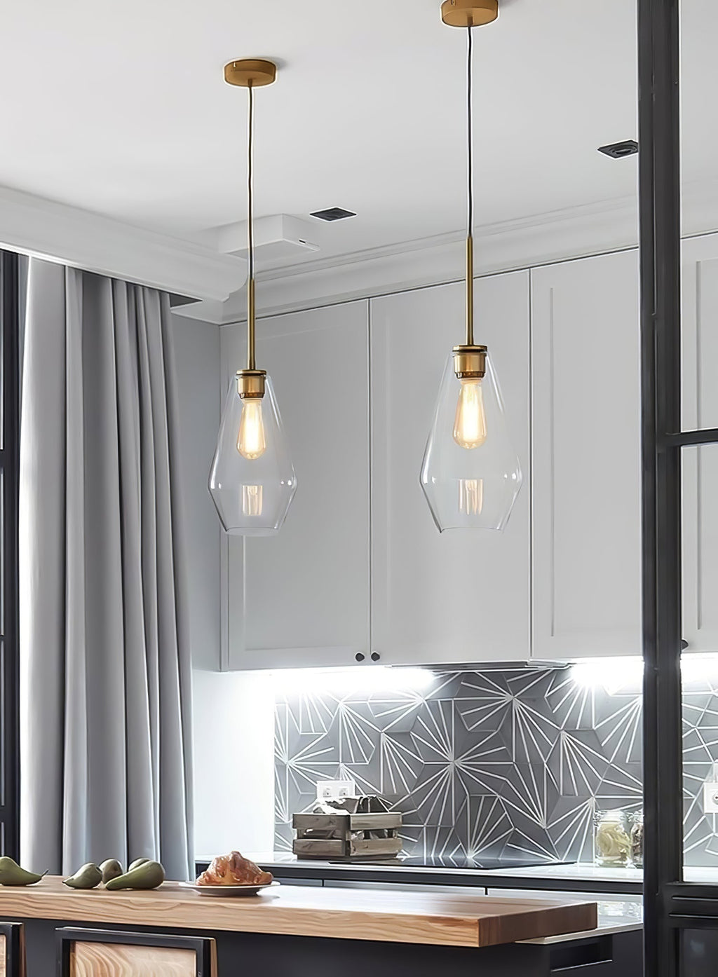arclinea-pendant-lamp-anzaz-Gold & Clear-5