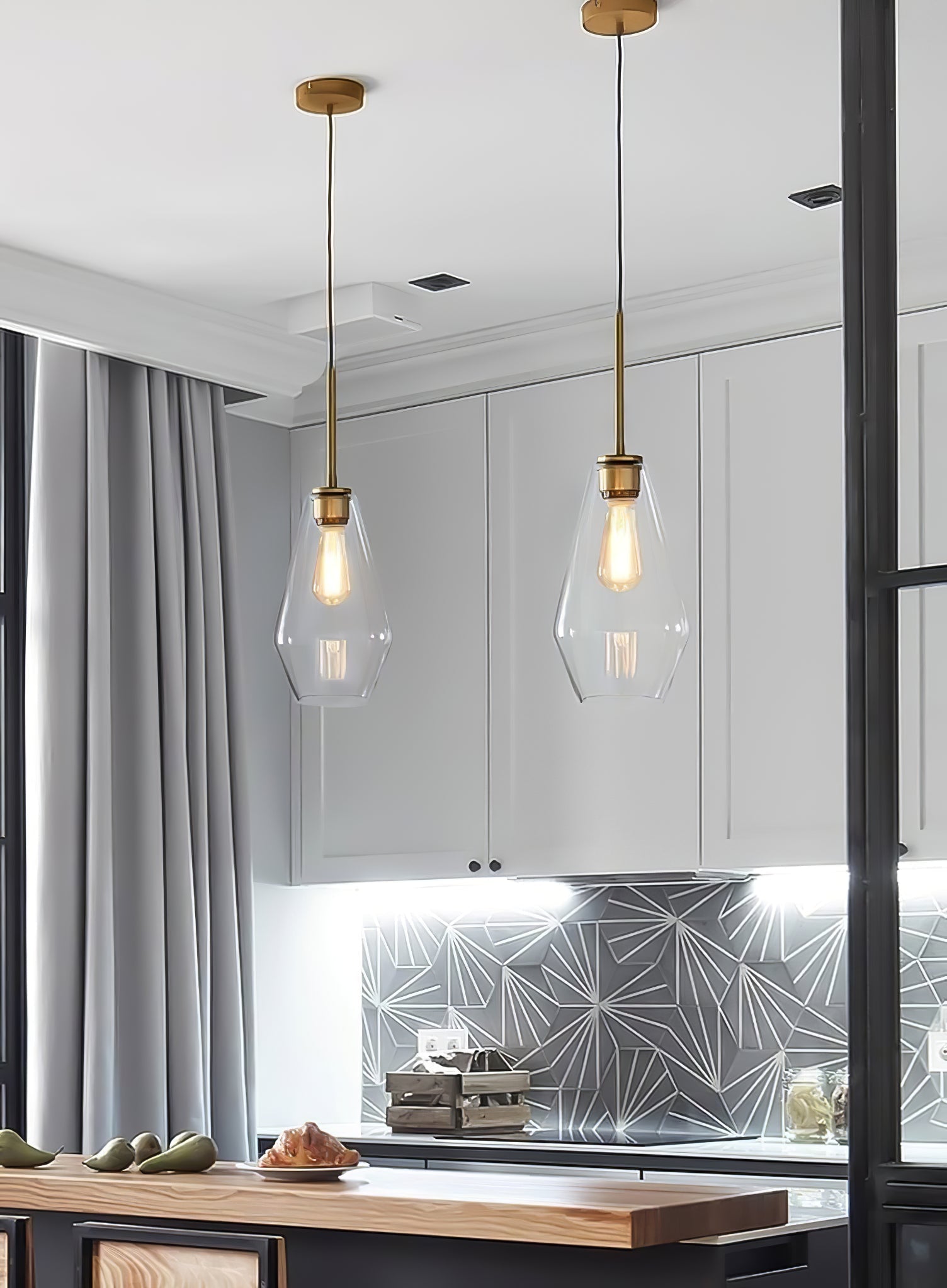 arclinea-pendant-lamp-anzaz-Gold & Clear-5