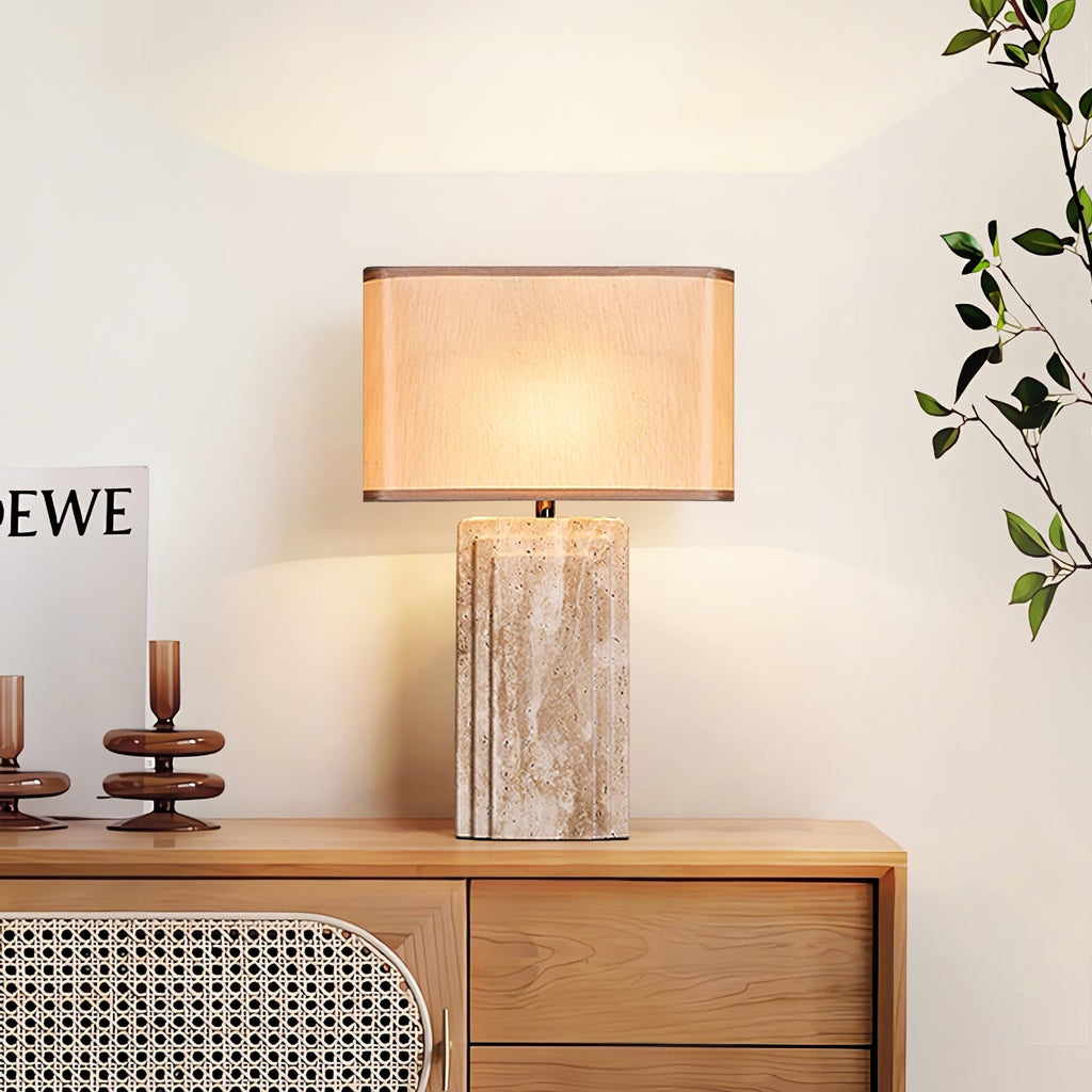 arco-travertine-table-lamp-anzaz-Yellow Travertine & Beige-3